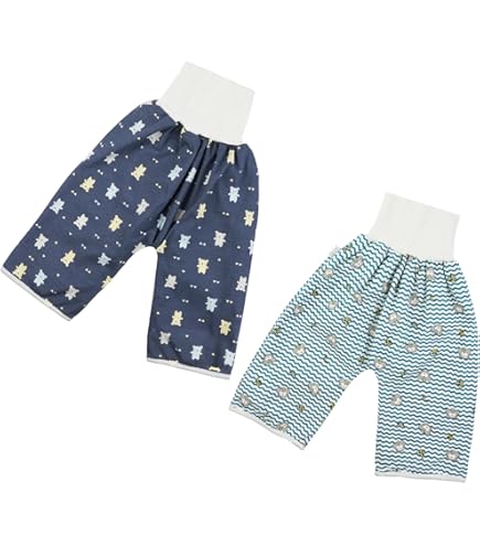 Schone trainingsbroek, 2 paar absorberende luiers, leerbroek voor