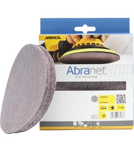 Dischi Abrasivi A Rete Mirka Abranet Ace HD - Grana P60 Per Levigatrici 150 Mm - Foto 4