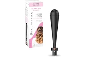 Bellissima Imetec My Pro GT22 140, Accesorio Rizador Glamour Waves para la base moldeadora de pelo My Pro Twist & Style, barra con aplicación de calor, de 13-38 mm diámetro, hasta 190ºC