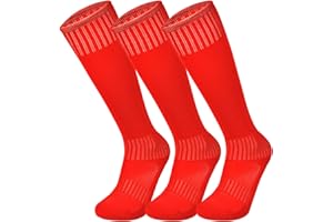 Marchare Boys Soccer Socks Toddler Football Socks Knee High Solid Sports Socks For Boys Girls