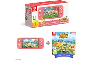 Nintendo Switch Lite (Coral) + Animal Crossing New Horizons
