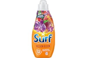 Surf Passion Bloom Laundry Washing with a joy-infused fragrance & natural essential oils lasting up to 12 hours in wear Liquid Detergent for brilliantly clean results 24 washes