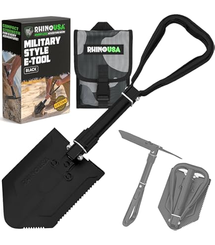Drfeify Pelle de camping Mini truelle randonnée pelle