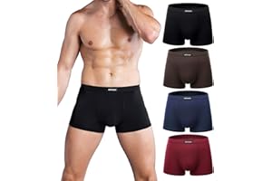wirarpa Mens Mirco Modal Underwear Trunks Soft Boxer Shorts Gents Microfibre Underpants Multipack
