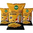 Beyond Snack Nendran Kerala Banana Chips | Salt and Pepper | Thin Crunchy Crispy Snack |300g (100g*3packs)
