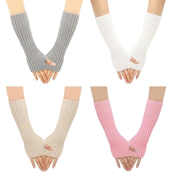 Mitaines D'hiver Pour Femmes Demi-doigts - Laine D'alpaga, Chaudes Et Tactiles, Pour Ski, Running Et Extérieur