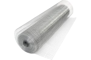 Niederberg Metall 25m x 100cm Volierendraht - Feuerverzinkt 19x19 Maschendrahtzaun Kaninchendraht