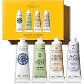 L'OCCITANE - Christmas Box Quartet of Hand Creams | Shea, Almond (Amande), N&eacute;roli Orchid&eacute;e (N&eacute;roli Orchidea) and Lavande Blan
