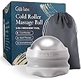 Gya Labs Cold Massage Roller Ball - 3-in-1 Recovery Tool for Cryotherapy, Heat Therapy & Aromatherapy - Cold Therapy Massage Roller Ball for Back, Muscle & Face