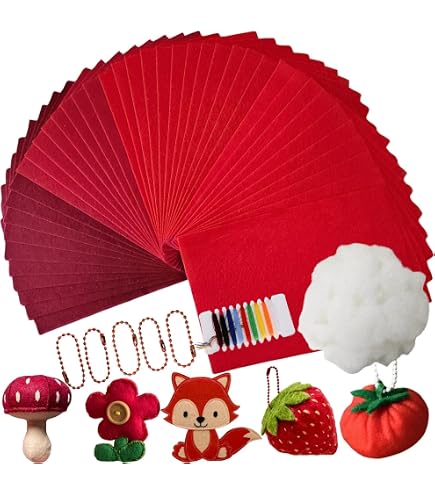 Pack De 20 Feuilles De Feutrine Douce 20x30cm - Idéal Pour Créations Manuelles Enfants Et Adultes - Bleu, 1mm D'épaisseur - 7