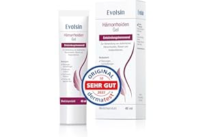 ‎EVOLSIN Evolsin® Hämorrhoiden Gel – schützendes Gel bei Hämorrhoiden und Analfissuren – Medizinprodukt - Hämorrhoiden Salbe