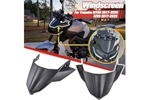 LORABABER Motorrad motorrad-zubehör fly bildschirm vorne kotflügel schnabel nase kegel verlängerung extender radabdeckung kappe Kompatibel mit Y-amaha fz09 fz 09 fz-09 mt09 mt-09 mt09 2017-2020