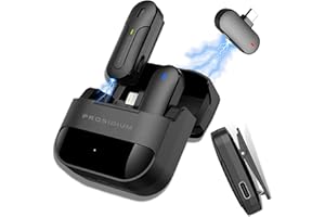 Prosidium Micro Cravate sans Fil 2.4 Ghz pour iPhone iPad | Port Lightning | Mini Microphone Smartphone idéal Tiktok Youtube Facebook Streaming Podcast | Micro-Cravate Systeme Lavalier | Micro asmr