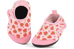 MASOCIO Kids Girls Boys Water Shoes Non-Slip Quick Dry Baby Toddler Aqua Socks for Beach Swimming Pool Surfing