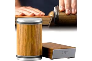 MHDUYEG Rollmesserschärfer, Manuelle Messerschärfer Tumbler Messerschärfer Tumbler Knife Sharpener Messerschleifer Rollschleifer Rolling Knife Sharpener, Messerschärfer Bietet 15 & 20 Grad Schärfen
