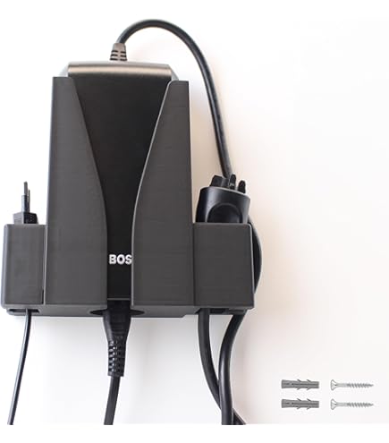Bosch E Bike Battery And Charger Holder With Click System - View #4
