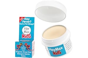 HayMax Allergen Barrier Balm - For Kids 5ml - Organic, Natural & Non-Drowsy Hay Fever & Allergy Relief Balm - Traps & Blocks Pollen, Dust & Other Allergen Particles - Apply Around the Nose & Eyes