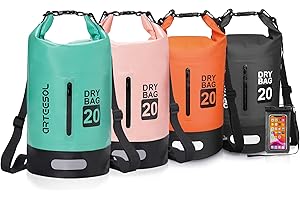 Blackace arteesol Bolsa Estanca, Dry Bag - 5L 10L 20L 30L Bolso Seco Impermeable/Seca Bolsa para Kayak Paseo en Barco Canoa Pesca Rafting Camping Playa Natación Snowboard