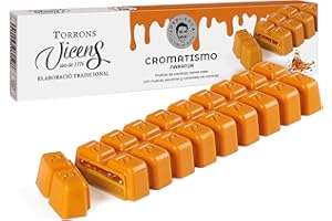 VICENS AGRAMUNT Turrón Cromatismo con Praliné de Naranja by Jordi Roca 300g en Estuche – Torrons Vicens | Turrón gourmet innovador | Fusión de chocolate, naranja y caramelo experiencia gastronómica