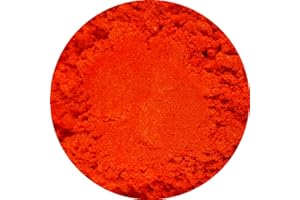 THE SOAPERY Polvere cosmetica di mica arancione tramonto 3g-50g per sapone, ombretto, bombe da bagno