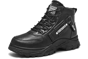 Yeeteepot Damen Winterstiefel Warm Gefütterte Winterschuhe Rutschfeste Stiefeletten Kurzschaft Stiefel Winter Outdoor Schneestiefel