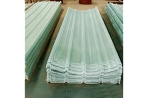 GEOVNE Placa Ondulada,Planchas Transparentes Tejados,Paneles para Tejado a Prueba de Lluvia,Captadores de Luz,Chapa Tejado de Aislamiento,Lámina Techo,para Invernadero Cochera (0.9x0.6m/35x24in)