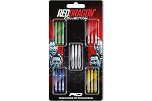 RED DRAGON Dart Shaft Collections 5 Sets Per Pack (15 Waves Total)