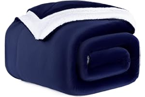 PanxHome Przytulny koc, 200 x 230 cm, przytulny koc bożonarodzeniowy, wełniany, 520 g/m², puszysty koc, ciepły koc Sherpa, koc do mieszkania, dla dziewcząt i dzieci