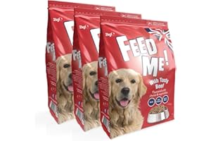 HiLife FEED ME! - Complete Dry Dog Food - Tasty Beef Cheese Vegetables - Soft, Moist & Meaty, 6kg