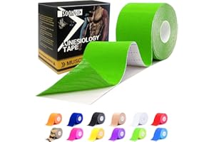 SOONGO Kinesiologie Tape Physio Muskeln Wasserfest Sport Tape Elastische Bandage Gute Hypoallergen