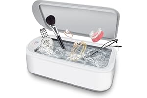 ZQAZXH Ultraschallreinigungsgerät Ultraschallreiniger Ultraschallgerät, 640ml Brillenreinigungsgerät, 48KHz Rauscharmer Schmuckreiniger, Geeignet für Schmuck,Ring, Silberwaren, Zahnersatz, Uhrenarmbänder