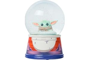 Silver Buffalo Globo de Nieve Unisex para Adultos Star Wars Mandalorian The Child, Multicolor, 100 ml
