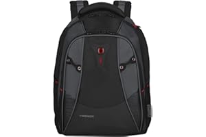 Wenger Mythos Laptop Backpack, Fits up to 16″ Laptop, 27 l, Unisex, Ideal for Business Uni School Travel, Black/Blue