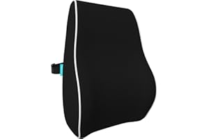 bonmedico Cojin Lumbar Ortopedico - Almohada Ergonomica de Espuma Viscoelastica para Respaldo Coche y Silla de Oficina - Soporte Espalda y Cuello