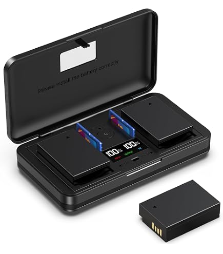 2-Pack DMW-BLG10E Battery & Charger Set For Panasonic LUMIX GX7 GX80 GX85 TZ81 TZ101