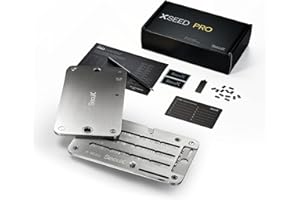 SecuX – XSEED Pro - Portafoglio Bitcoin indistruttibile Piastra in acciaio per stoccaggio di semi crittografici - Compatibile con portafogli hardware, Ledger, Trezor