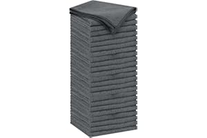 Ryichliho Paños de Limpieza de Microfibra, 24 Unidades, paños de Microfibra, paños de Limpieza, paños de Limpieza para Ventanas, paños Suaves, Muy absorbentes, sin Pelusas, para Cocina, casa, Coche