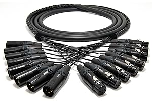 enoaudio Mogami 2932 8 Multicore Analog Kabel | Neutrik Gold XLR male - Neutrik XLR female | HiFi, 7,0 m