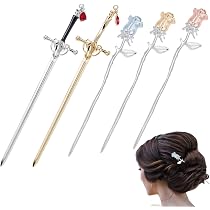 2 Stück Vintage-Haarnadeln Mit Blume & Quaste – Metall-Haarstäbchen Für Dutt & Hochsteckfrisur