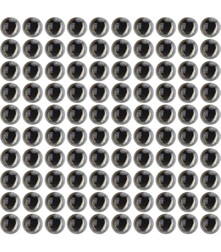 500 esche da pesca 3,4,5 mm 3D occhi per la costruzione di mosche artigianali con adesivo, materiale per esche fai da te