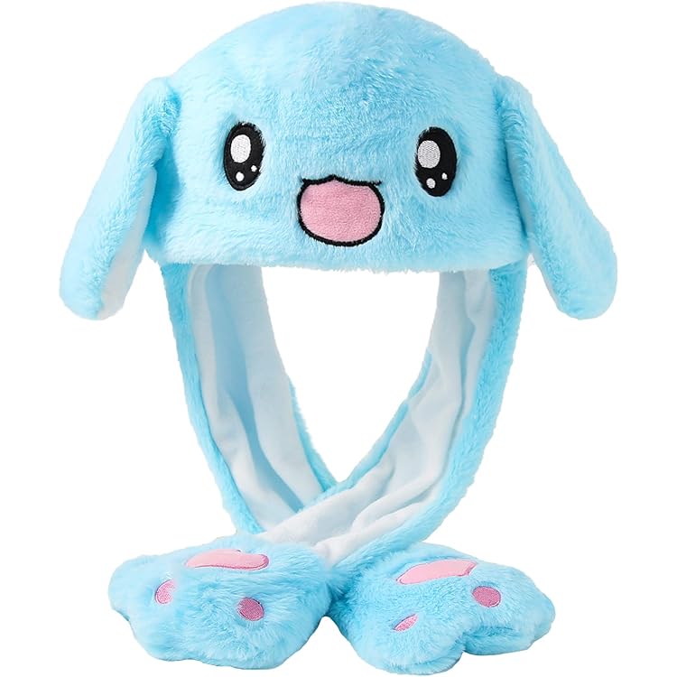 TOZBLEU Oreilles De Lapin Bonnet Kawaii Lapin Peluche Oreille