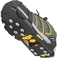 Grectek GT10 Light Ice Snow Grips Cleat Crampons Over Shoe Boot Traction Cleat Slip-on Stretch Footwear