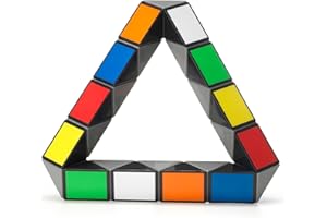 RUBIK'S - Serpiente Rubik´S - Rubik's Juego de Rompecabezas - Cubo Mágico para Desafiar la Mente - Rompecabezas 3D - CREA Objetos, Formas y Animales - 6063995 - Juguetes Niños 8 Años +