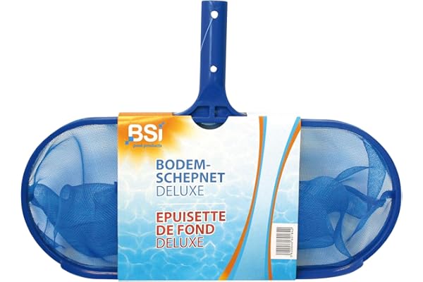 BSI - Epuisette - Spécial Fond - Pour Oter Les Feuilles Et Insectes - Piscine - 40cm