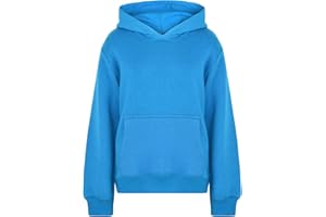 A2Z 4 Kids Enfants Filles Garçons Sweatshirt Tops Occasionnel Noir Pull-Over Sweatshirt Toison Encapuchonné Manteaux Nouveau Âge 2-13 Ans