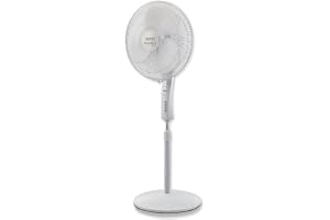 USHA Maxx Air Ultra Pedestal Fan | 400MM Sweep Size | 1350_RPM | Aerodynamic Blade Design for High Air Delivery | Anti - Rust Protection | 100% Copper Motor | 2 Year Warranty | White