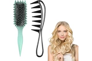Atuoxing 2 szt. Bounce Curl Brush, grzebień do loków, szczotka do stylizacji loków, do różnych rodzajów włosów