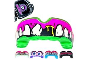 BLOODSHOT Protector bucal para encías, funda de transporte ventilada incluida, MMA, UFC, rugby, hockey, karate, boxeo, fácil ajuste personalizado, adultos, hombres y mujeres, jóvenes, niños y niñas, a