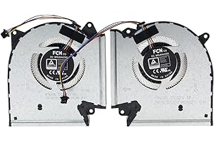 TRADOCK CPU GPU Ventola di Raffreddamento per Asus ROG Strix G533Q G513QR G713QR G733QS 12V 1A FNAA 13NR0540P02011 DFSCK22D058830 FNAB 13NR0540P01011 DFSCM27163 927