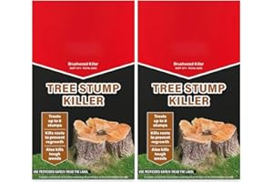HOCHSTE® Vitax SBK Brushwood & Tree Stump Killer 250ml | Glyphosate-Free Solution | Kills Roots & Prevents Regrowth | Treats Up to 8 Stumps | Ideal for Brambles, Thistles Red 2 Pack